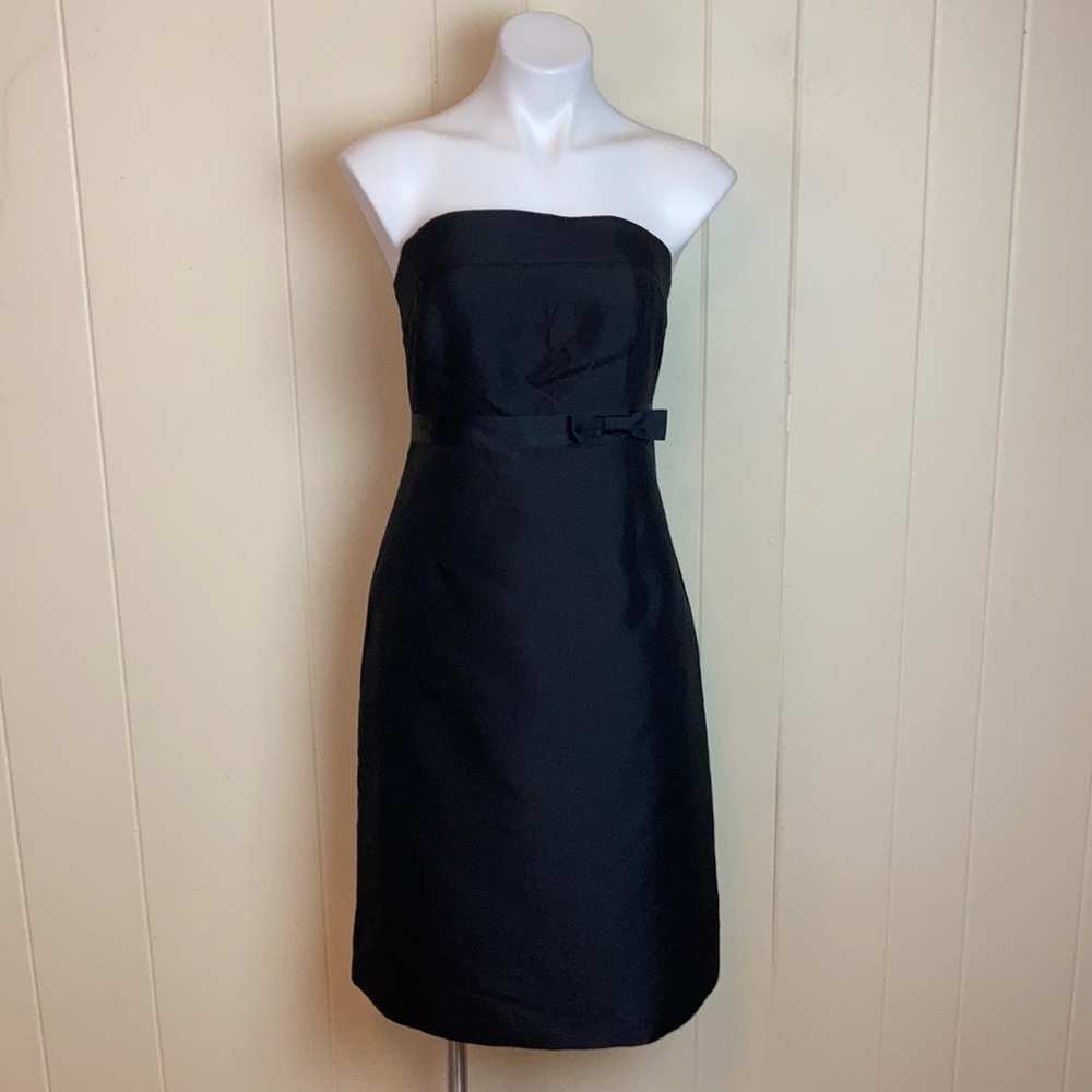 J. Crew Strapless Sexy Silk Cocktail Party Dress
